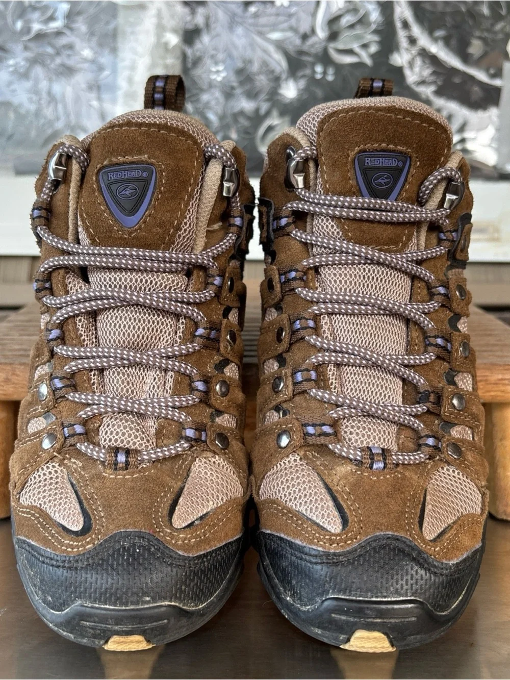 RedHead Brown Suede Kids Trail Boots